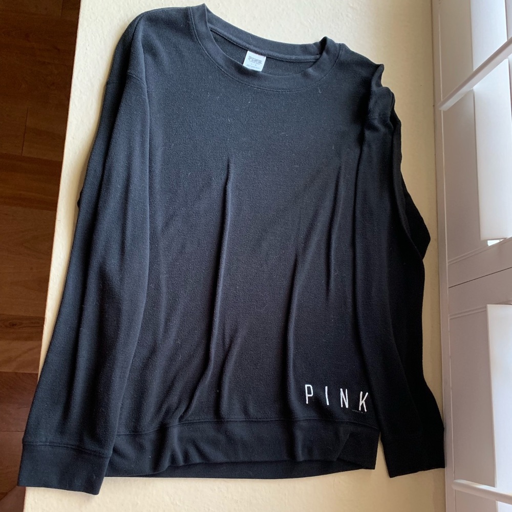 PINK oversized black sweater